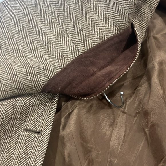 Polo Ralph Lauren Wool Equestrian Riding Jacket Elbow Patch Herringbone Blazer - Picture 9 of 9